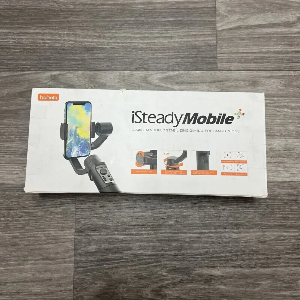 Hohem iSteady Mobile + Plus 3-Axis Gimbal Smartphone Android iPhone 13 14 15 Pro